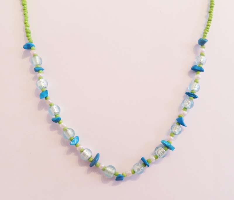 Blue and Green Necklace 
