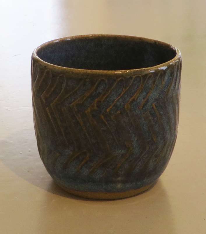 Small Blue Pot I