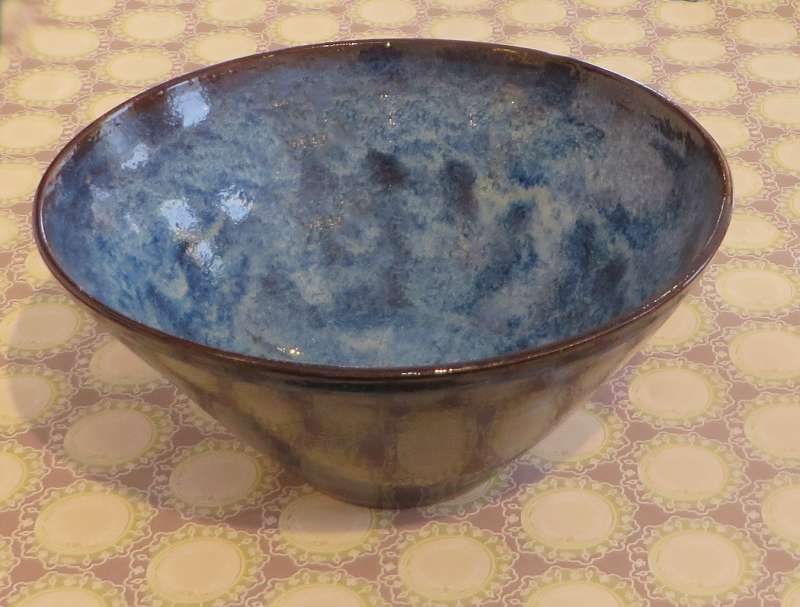 Very Large Blue Bowl