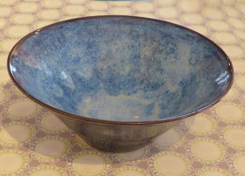 Large Blue Bowl