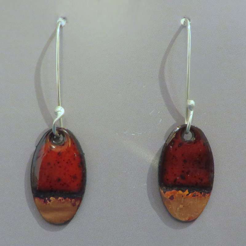 Copper Tip Earrings 