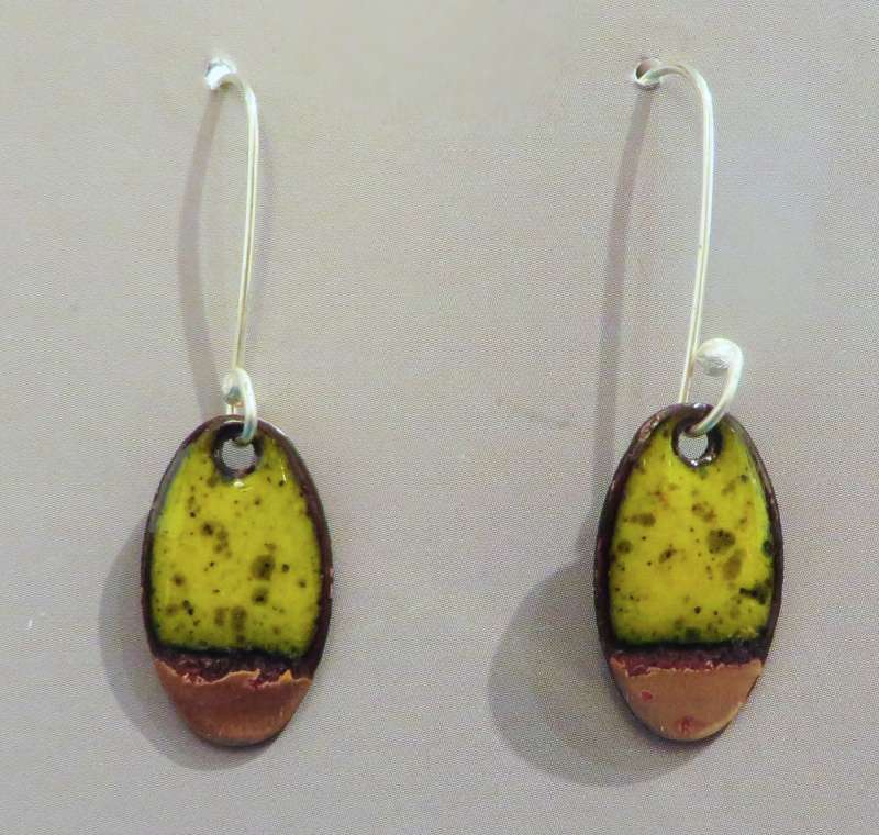 Copper Tip Earrings 
