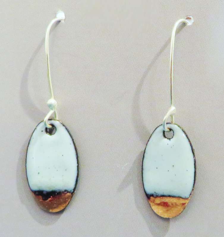 Copper Tip Earrings 