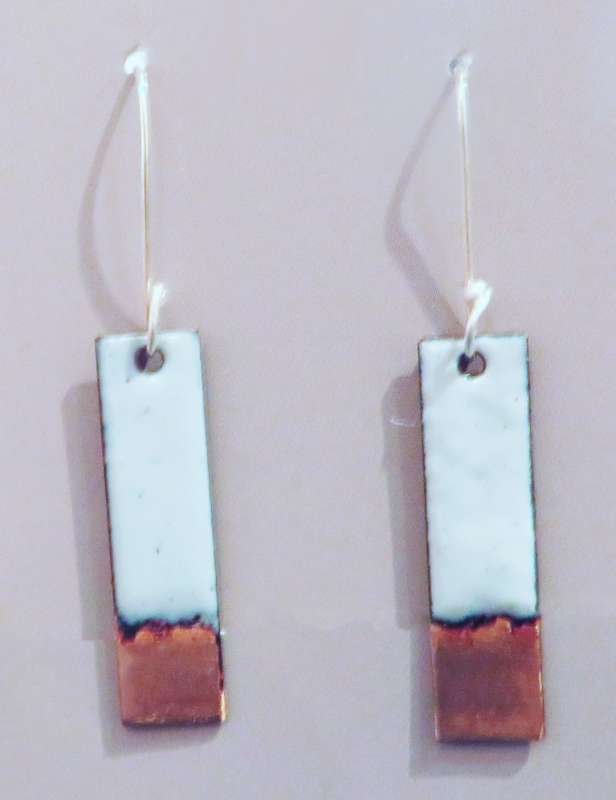 Copper Tip Earrings 
