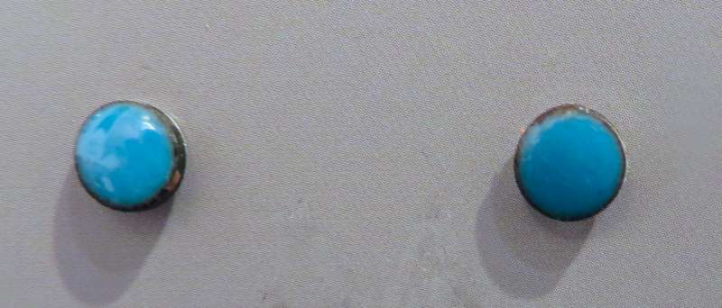 Enamellerd Copper Stud Earrings